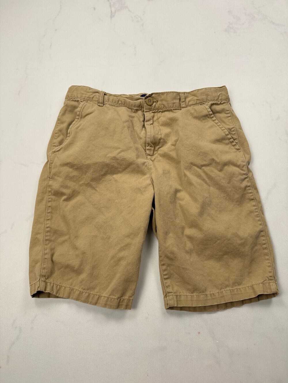 Children's Place Bermuda Shorts Khaki 90s VTG Classic Sizing - Boys 16 Husky